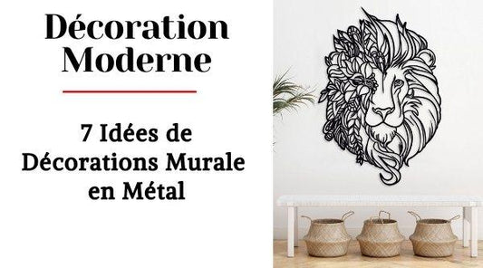 7 Modernes Décorations Murales en Métal