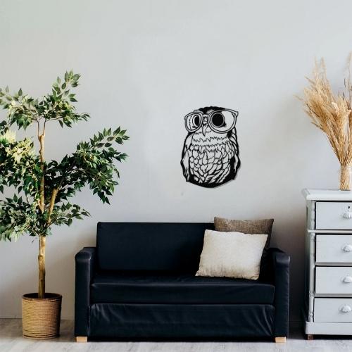 Décoration Hibou Métal