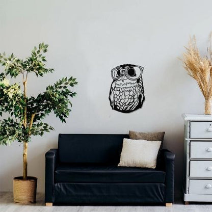 Décoration Hibou Métal