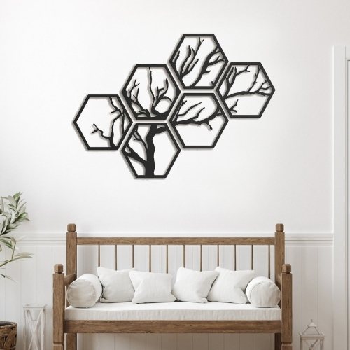 Décoration Murale Design Hexagone