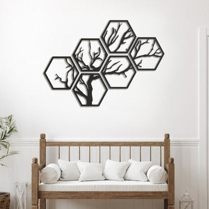 Décoration Murale Design Hexagone